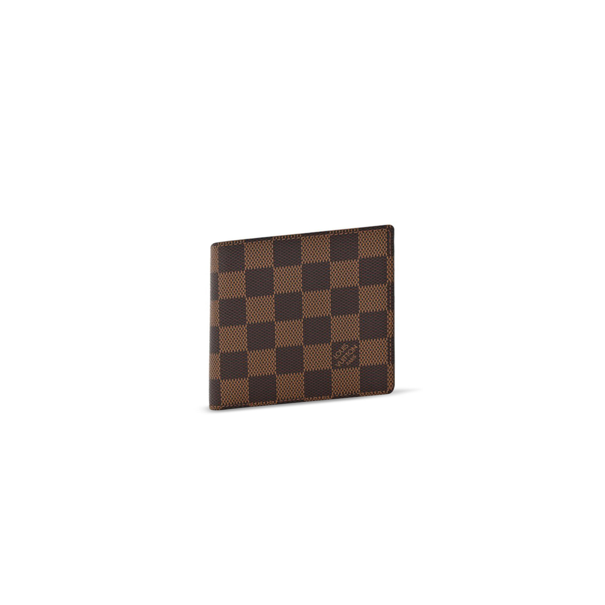 LOUIS VUITTON MASTER DAMIER EBENE MARCO WALLET M62288 (12*9*1cm)